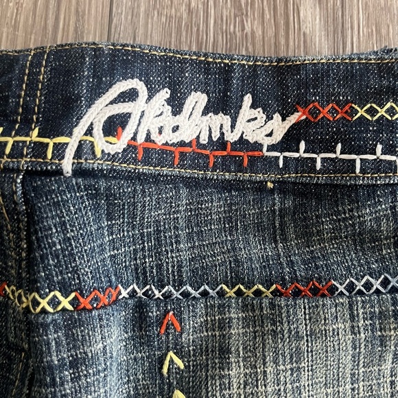 Akdmks Denim Mini Skirt with Colorful Stitching - Picture 8 of 13